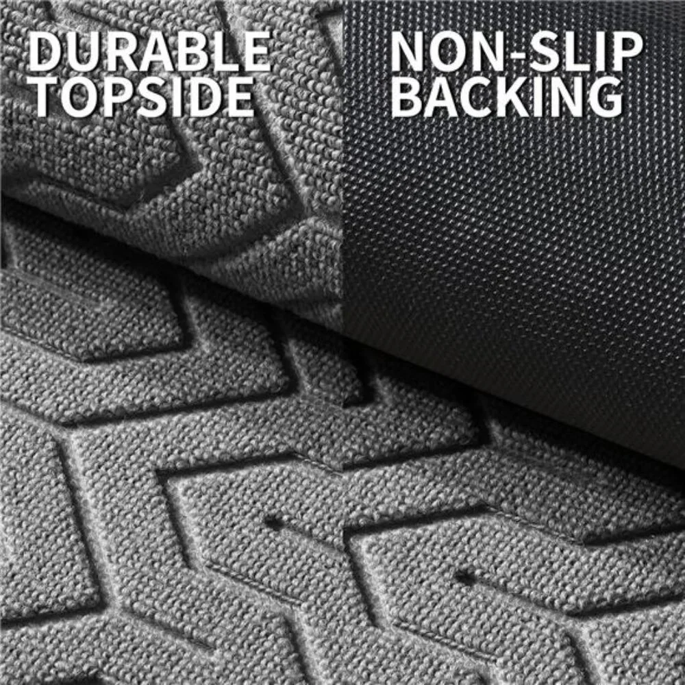 Front Door Mat, Waterproof Indoor Outdoor Welcome Mats for Entrance, Heavy Duty
